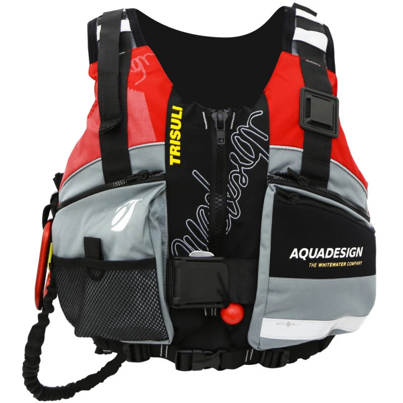 GILET AQUADESIGN TRISULI 70N ROUGE – Image 2