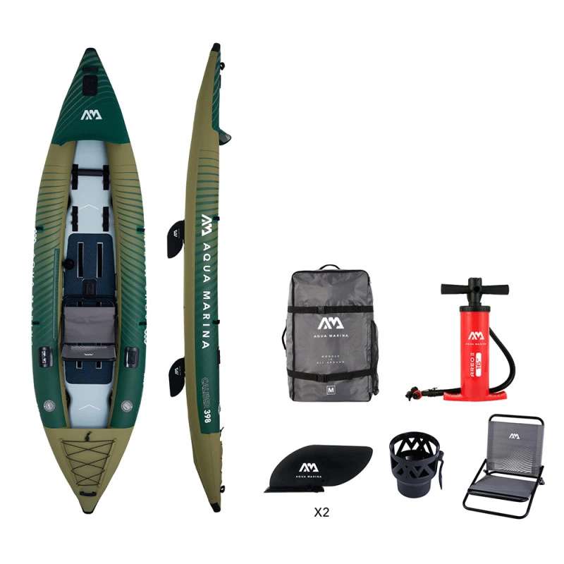 KAYAK GONFLABLE AQUA MARINA CALIBER PECHE – Image 2