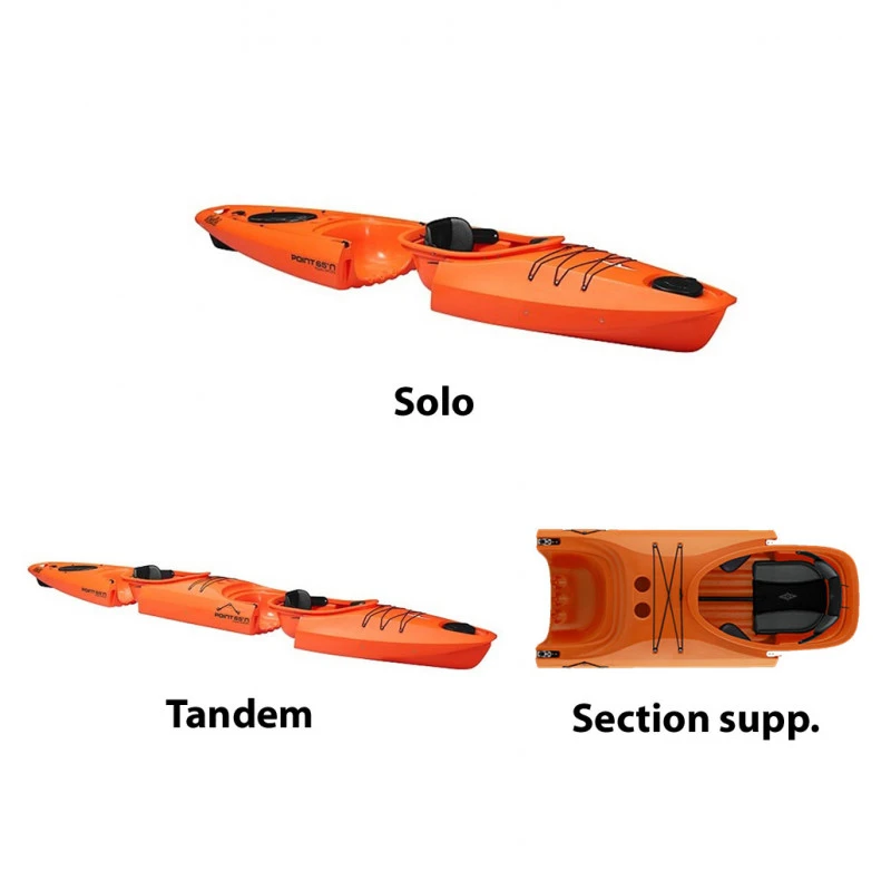 KAYAK MODULABLE AIRSEAT POINT 65°N MARTINI GTX DUO ORANGE – Image 4