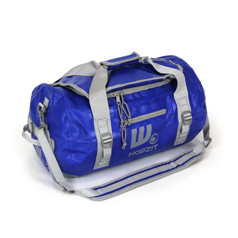 Sac De Voyage Ă©tanche DUFFEL BAG 30L - HOWZIT BLEU-GRIS â Image 2