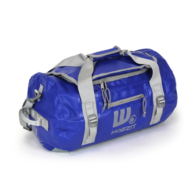 Sac De Voyage Ă©tanche DUFFEL BAG 30L - HOWZIT BLEU-GRIS â Image 3
