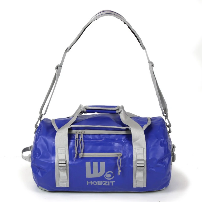 Sac De Voyage Ă©tanche DUFFEL BAG 30L - HOWZIT BLEU-GRIS â Image 6