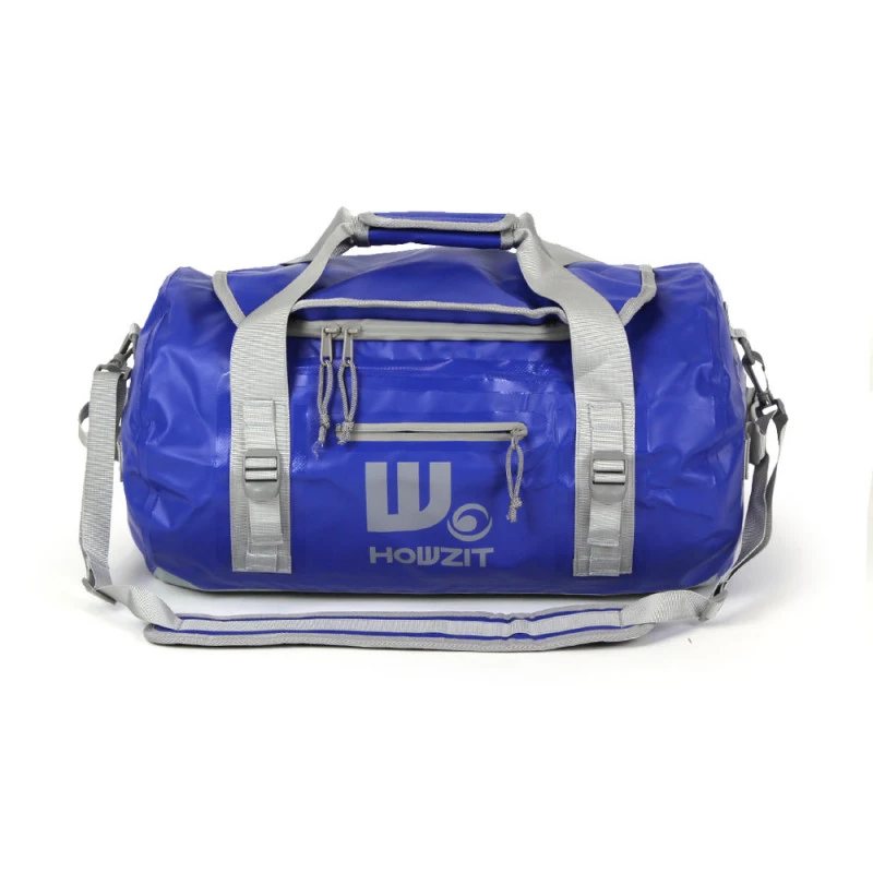 Sac De Voyage Ă©tanche DUFFEL BAG 30L - HOWZIT BLEU-GRIS â Image 10