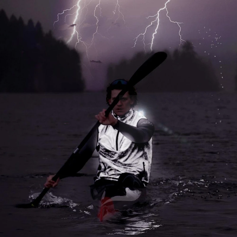 Veste 1/2 Zip Vdry Gris Refléchissant VAIKOBI – Image 8